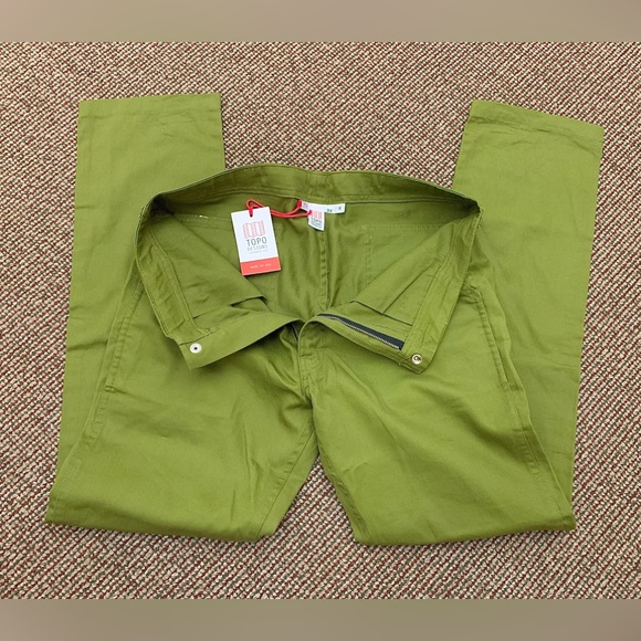 Men’s 34 R Topo Designs 100% Cotton Active Hybrid Outdoor Hiking Pants NWT - Picture 12 of 15